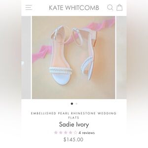 Kate Whitcomb wedding heels